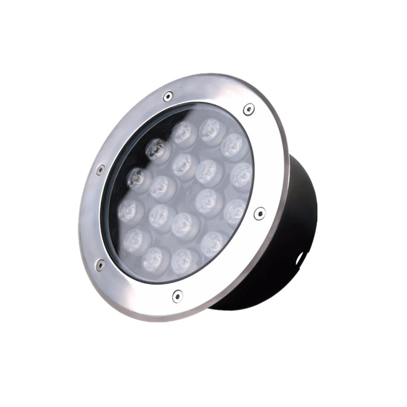 정원 LED 지 하 빛 IP65 매장 된 지상 층 Recessed Lamp110V-240V 야외 홍수 램프 DC12V24V 분수 RGB 빛 6w